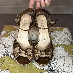 Bronze Summer Wedges